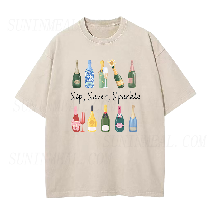 Champagne Bottles Unisex Tee
