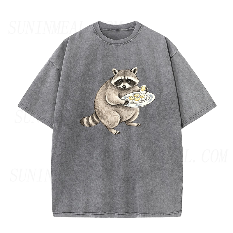 Raccoon & Deviled Eggs Thanksgiving Unisex Tee