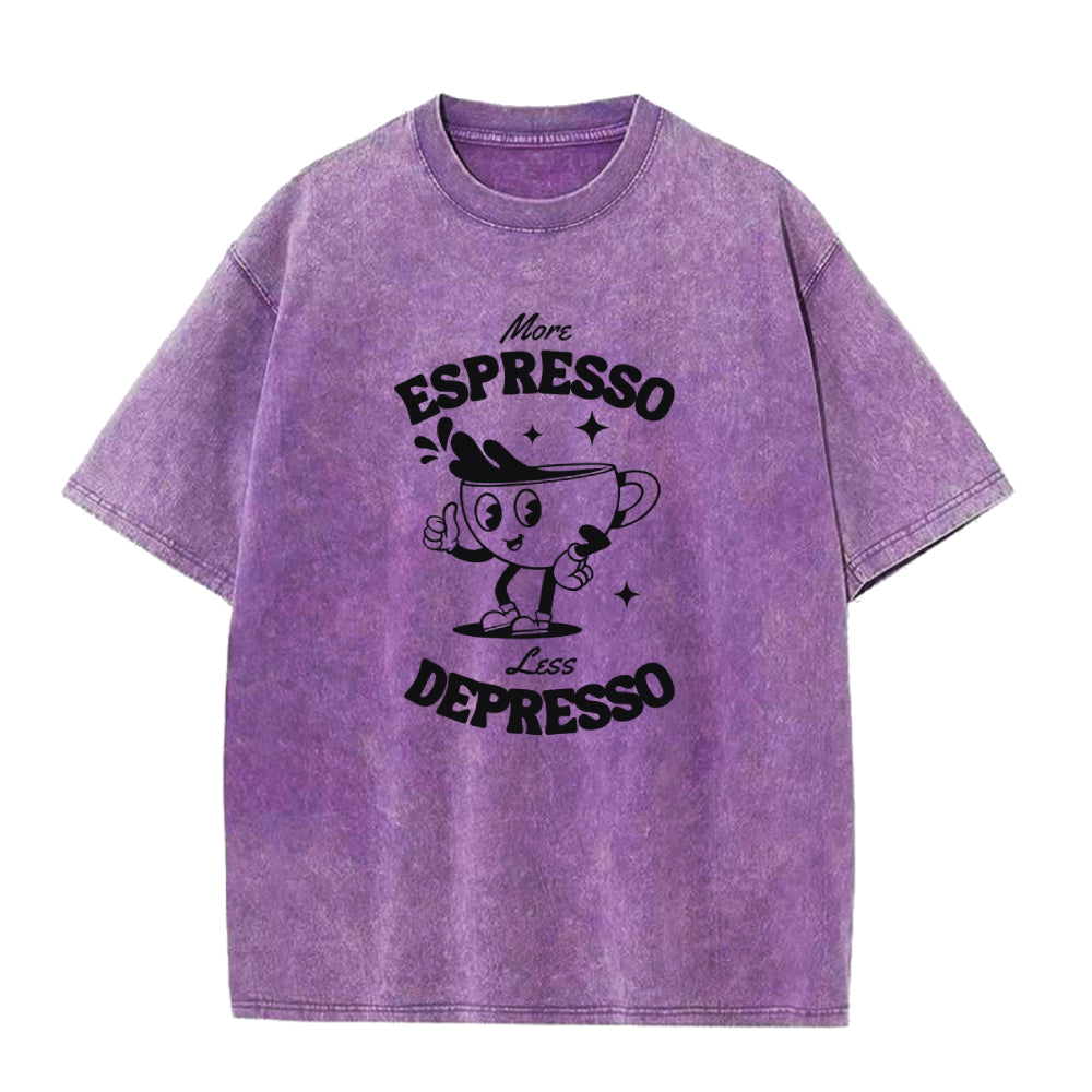 More Espresso Less Depresso Unisex Tee
