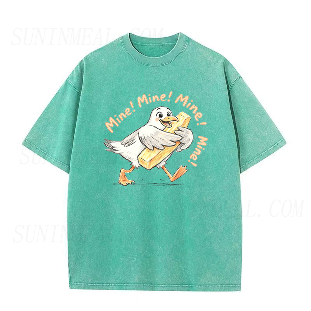 Mine Mine Mine Seagull & Fries Unisex Tee