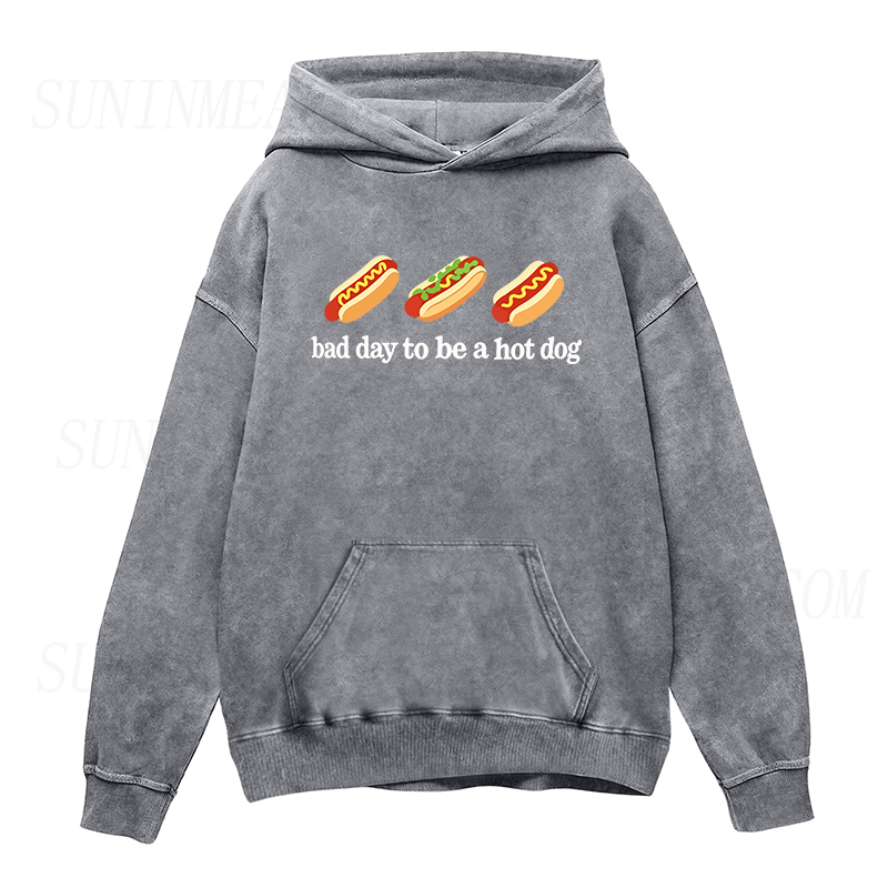 Bad Day To Be A Hot Dog Unisex Hoodie