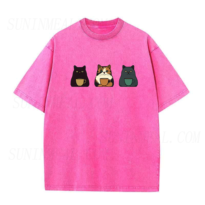 キャットコーヒー ユニセックスTシャツ