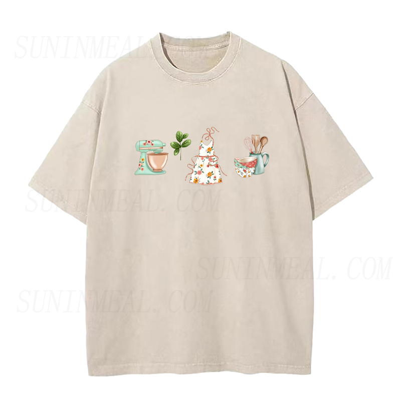 Floral Baking Unisex Tee