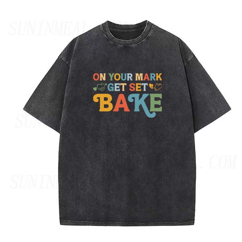 On Your Mark Get Set Bake Unisex Tee