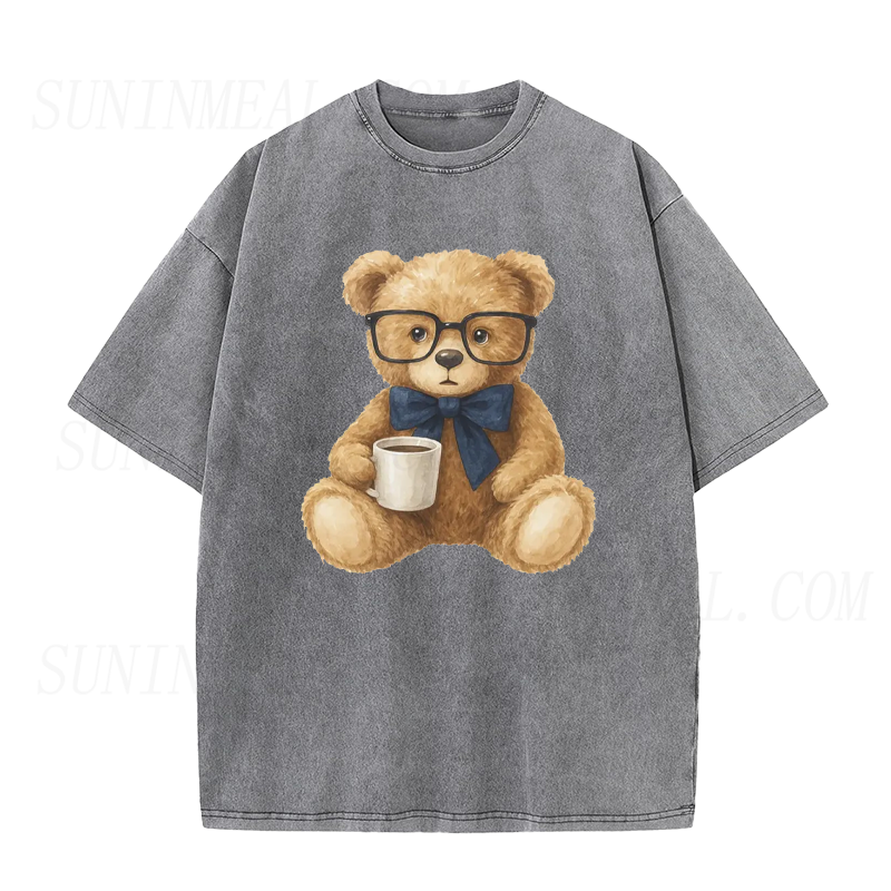 Bear Drink Coffee Tee