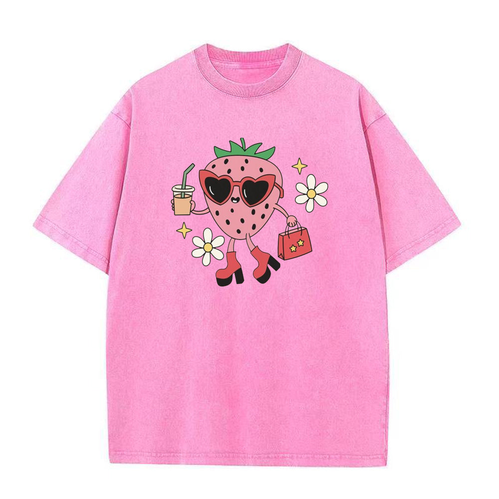 shopping Strawberry Unisex Tee