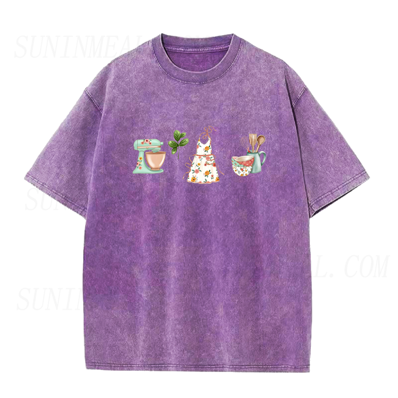 Floral Baking Unisex Tee