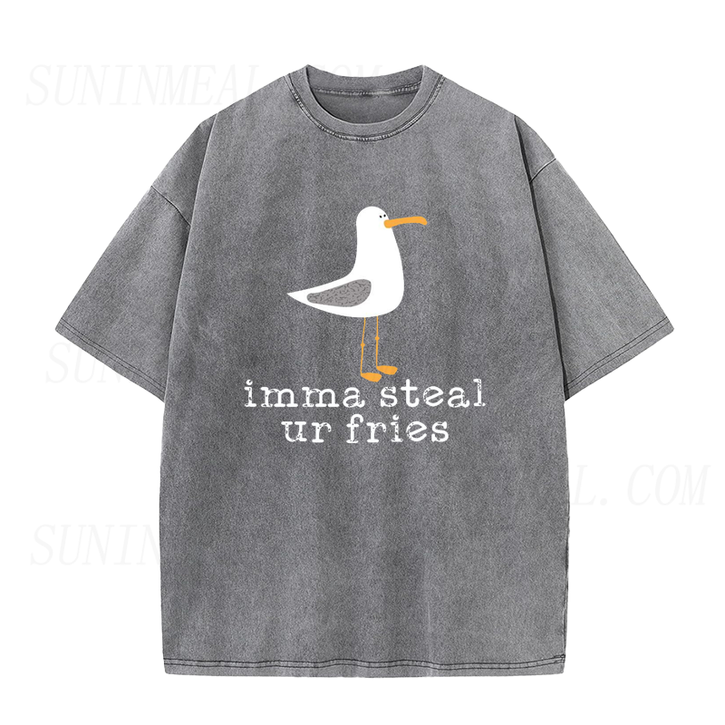 Seagull Imma Steal Ur Fries Unisex Tee