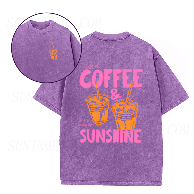 Iced Coffee & Sunshine Unisex Tee