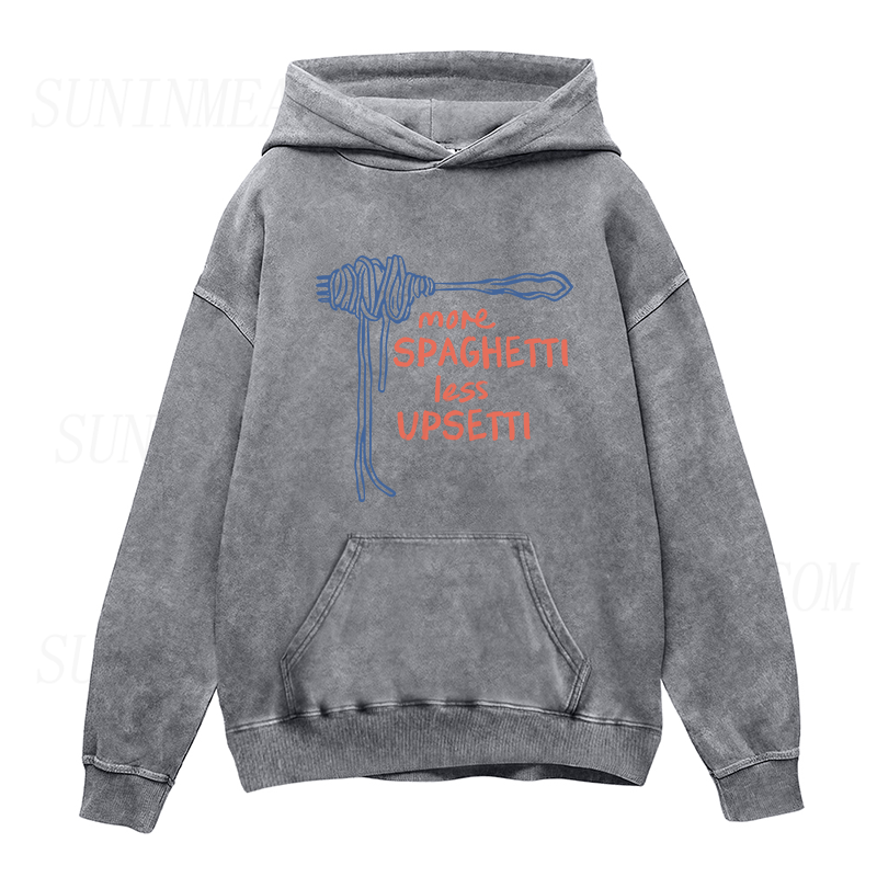 More Spaghetti Less Upsetti Unisex Hoodie