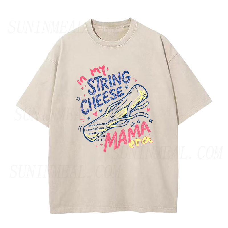 In My String Cheese Mama Era Graphic Unisex Tee