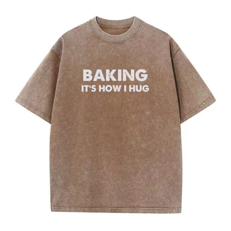 baking it's how I hug Unisex Tee