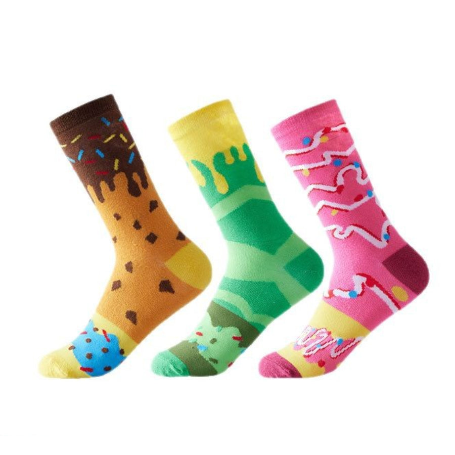 Donut Unisex Socks Gift Pack of 3