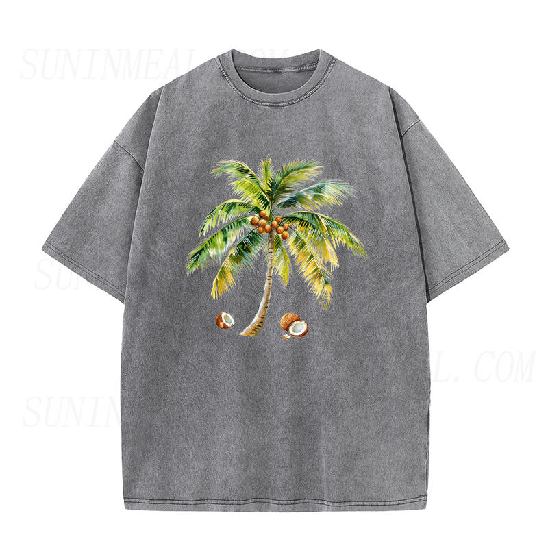 Coconut Palm Tree Unisex Tee