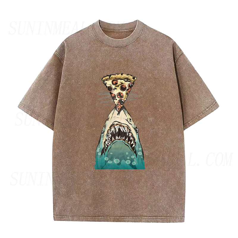 Shark Pizza Unisex Tee