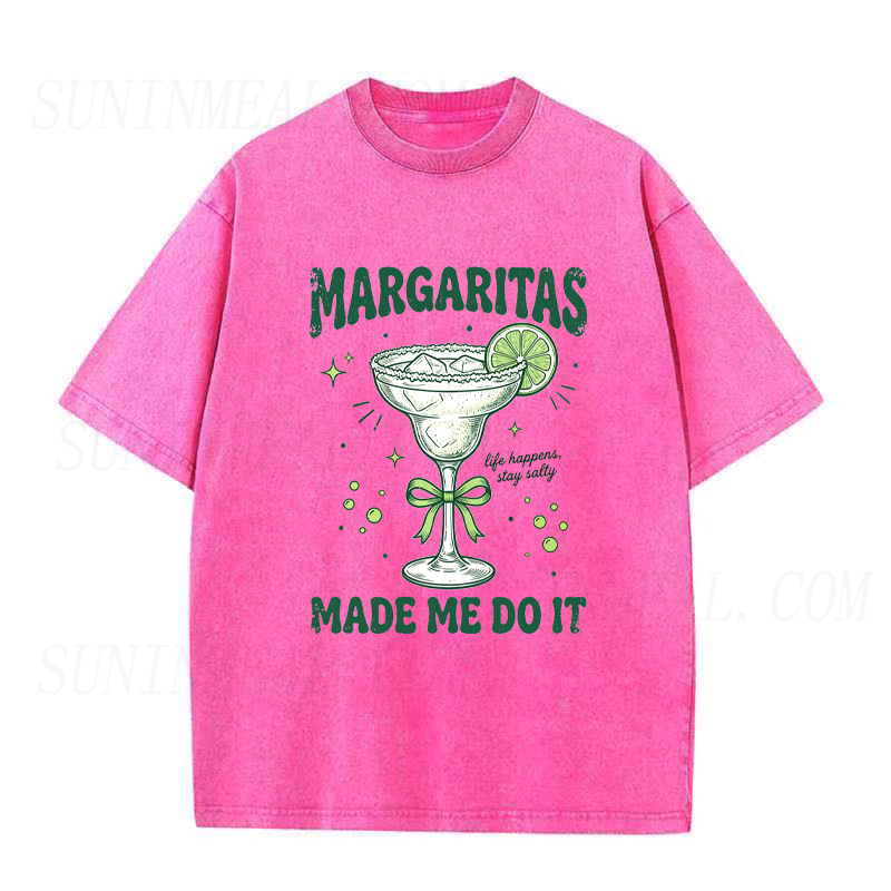 Margaritas Made Me Do It Unisex Tee