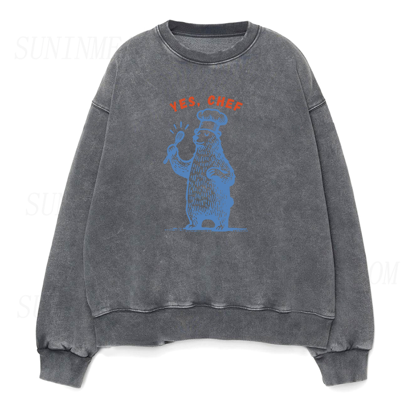 yes chef bear Unisex Crewneck Sweatshirt