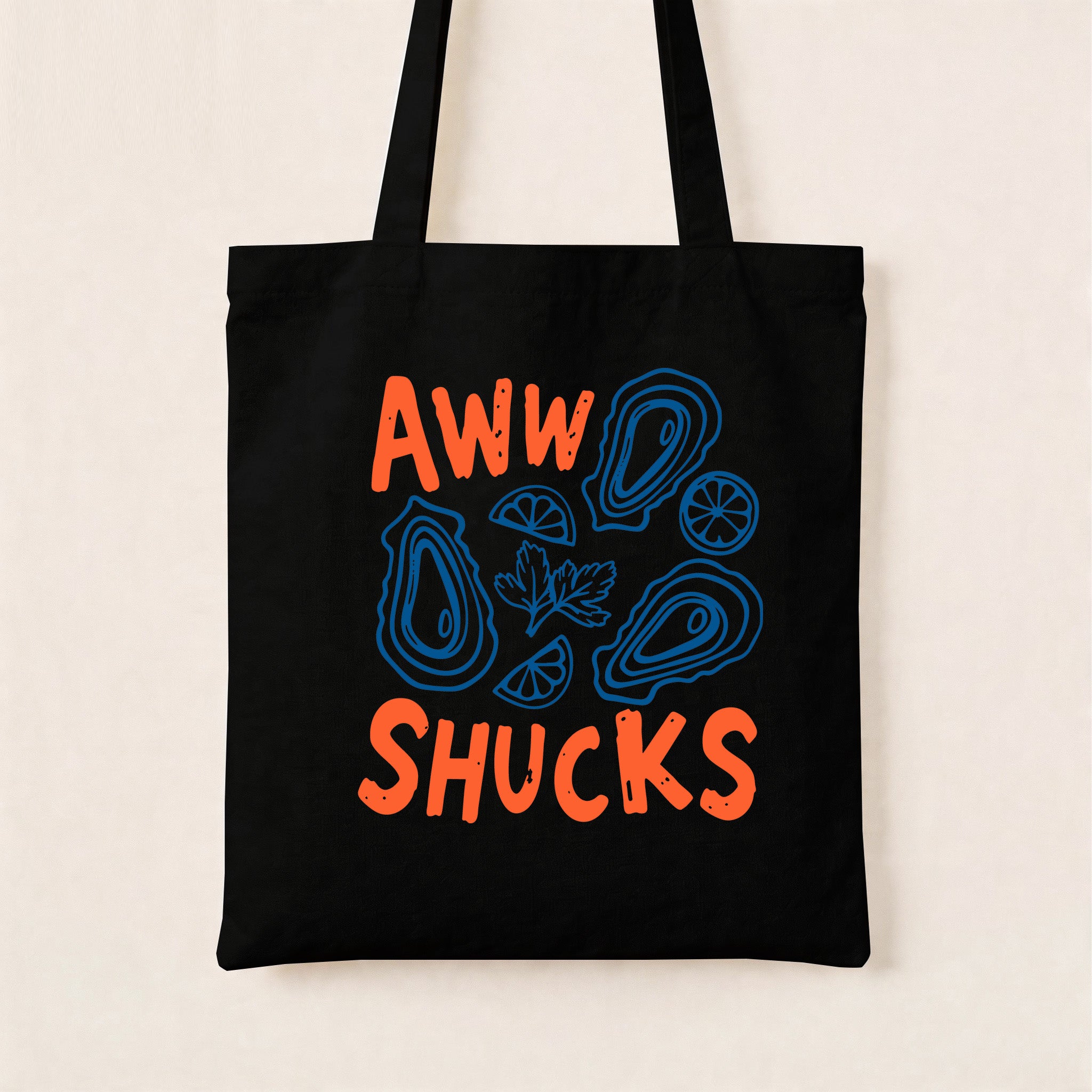Aww Shucks Oyster Canvas Tote Bag