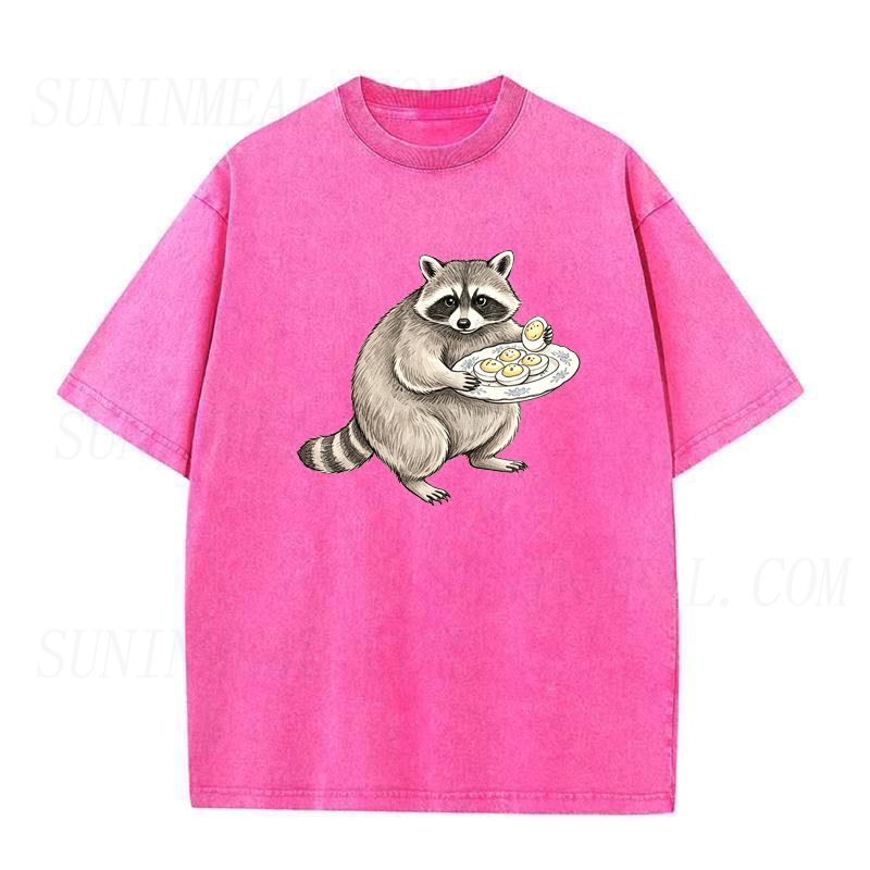 Raccoon & Deviled Eggs Thanksgiving Unisex Tee