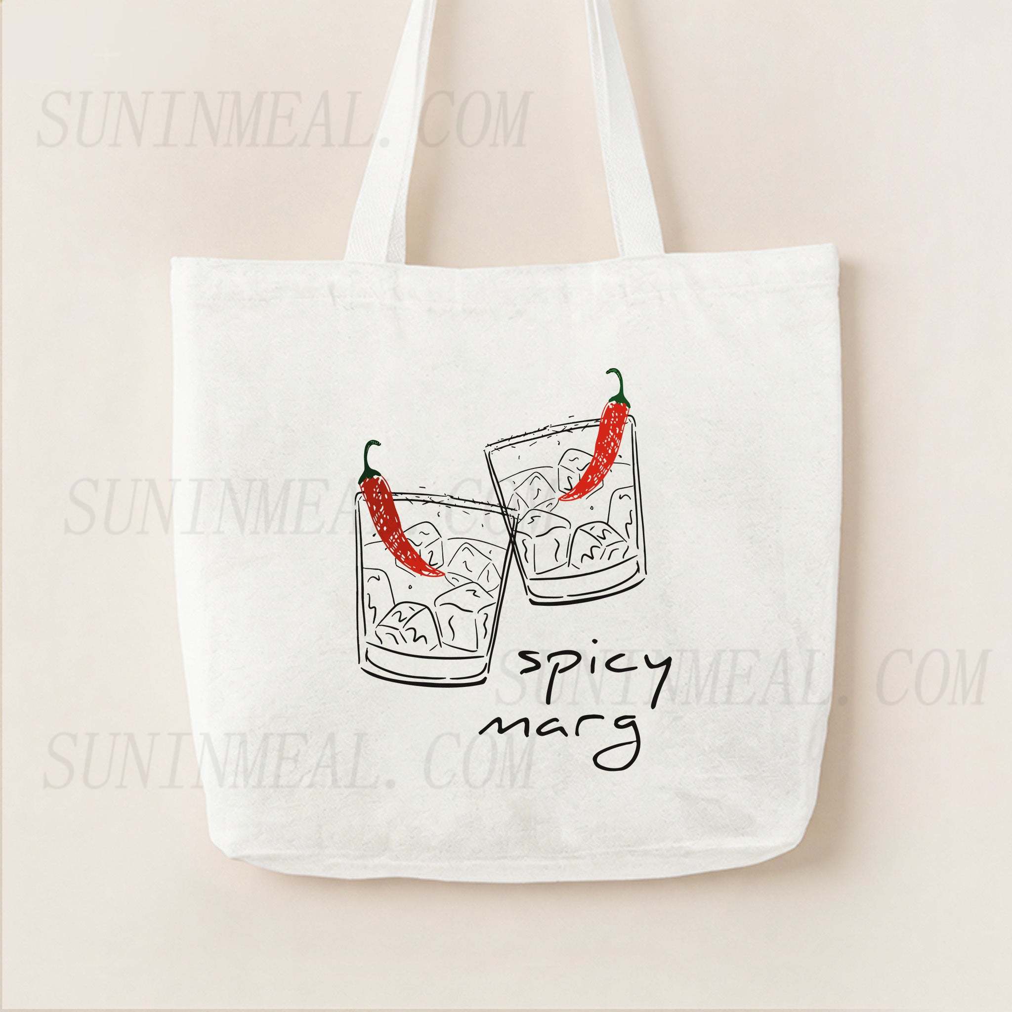 Spicy Marg Canvas Tote Bag