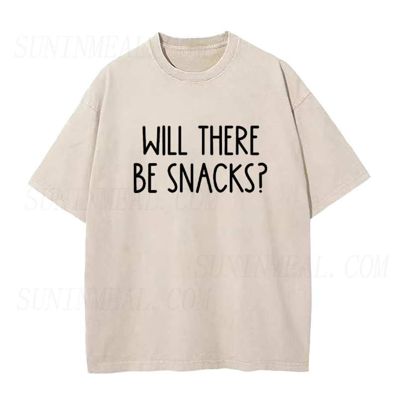 Will There Be Snacks Unisex Tee