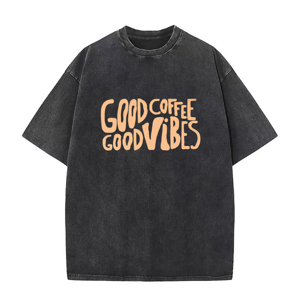 グッドコーヒー グッドバイブス ユニセックスTシャツ