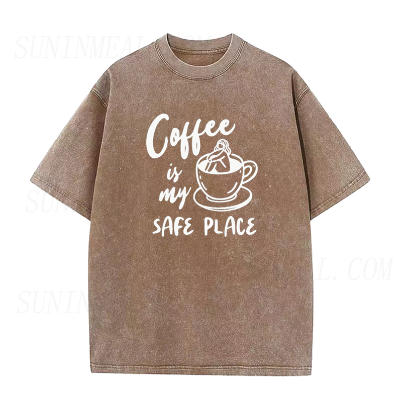 Coffee Is My Safe Place Unisex Tee