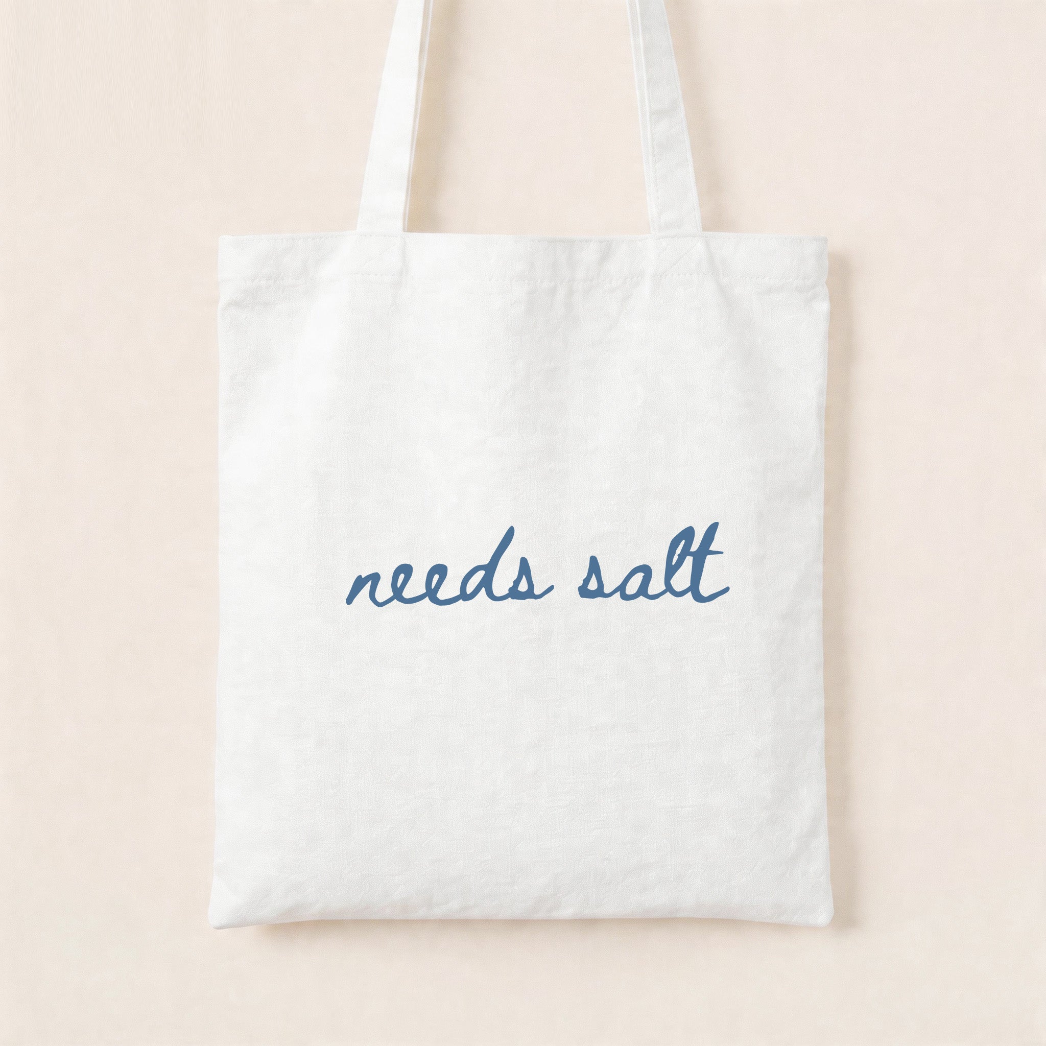 Needs Salt Canvas Tote Bag