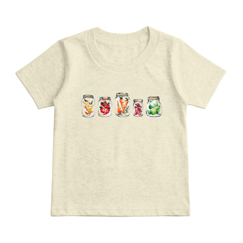 Jarred Fruits & Veggies Kid's T-Shirt