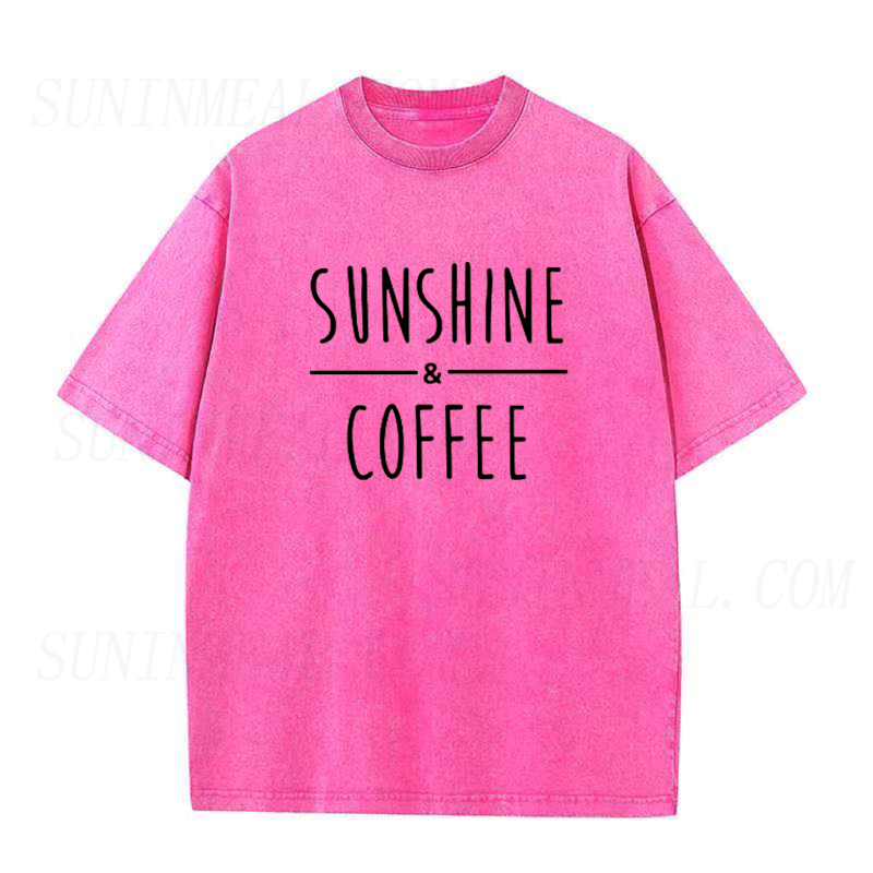 Sunshine And Coffee Unisex Tee