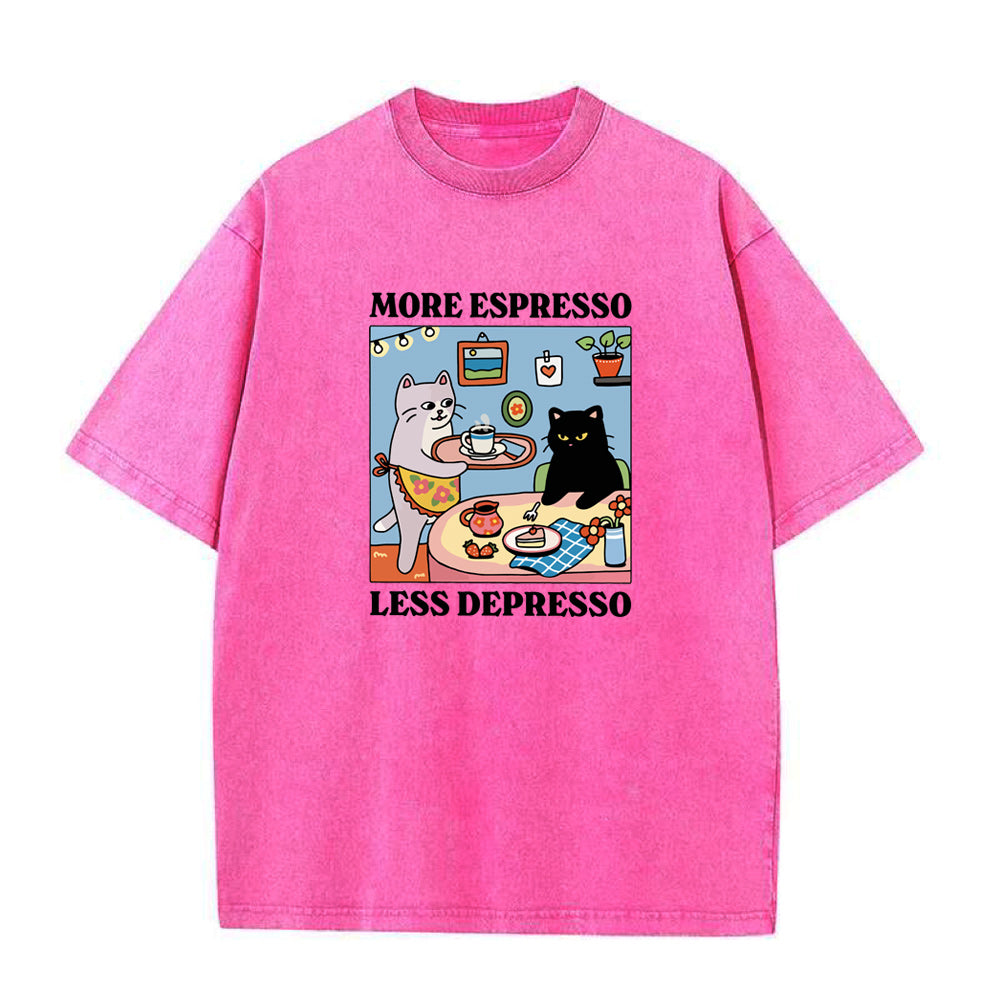 More Espresso Less Depresso Unisex Tee