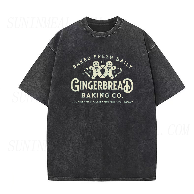Gingerbread Baking Co. Christmas Unisex Tee