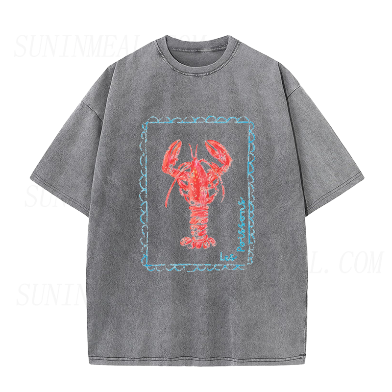 Les Poissons Lobster Unisex Tee