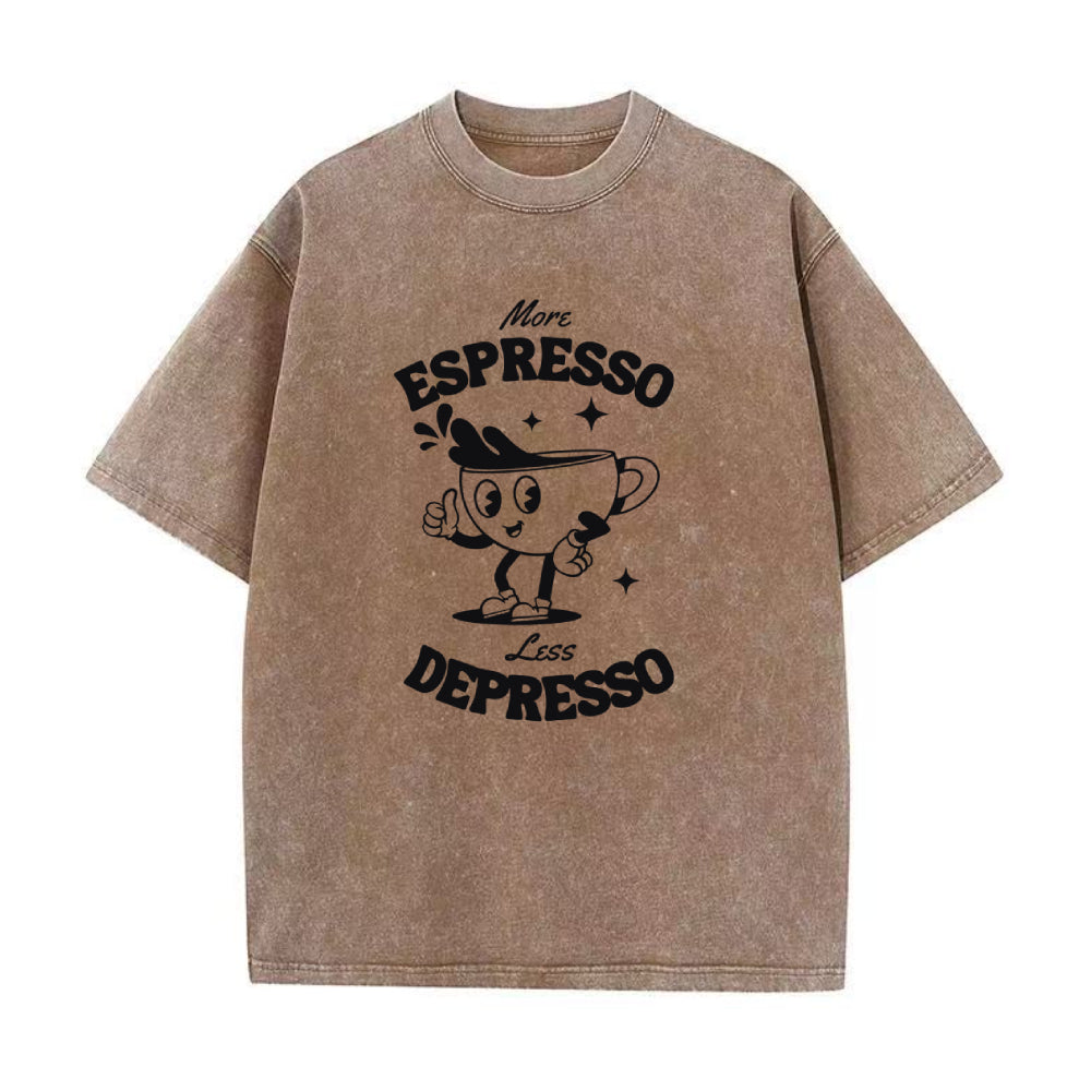 More Espresso Less Depresso Unisex Tee