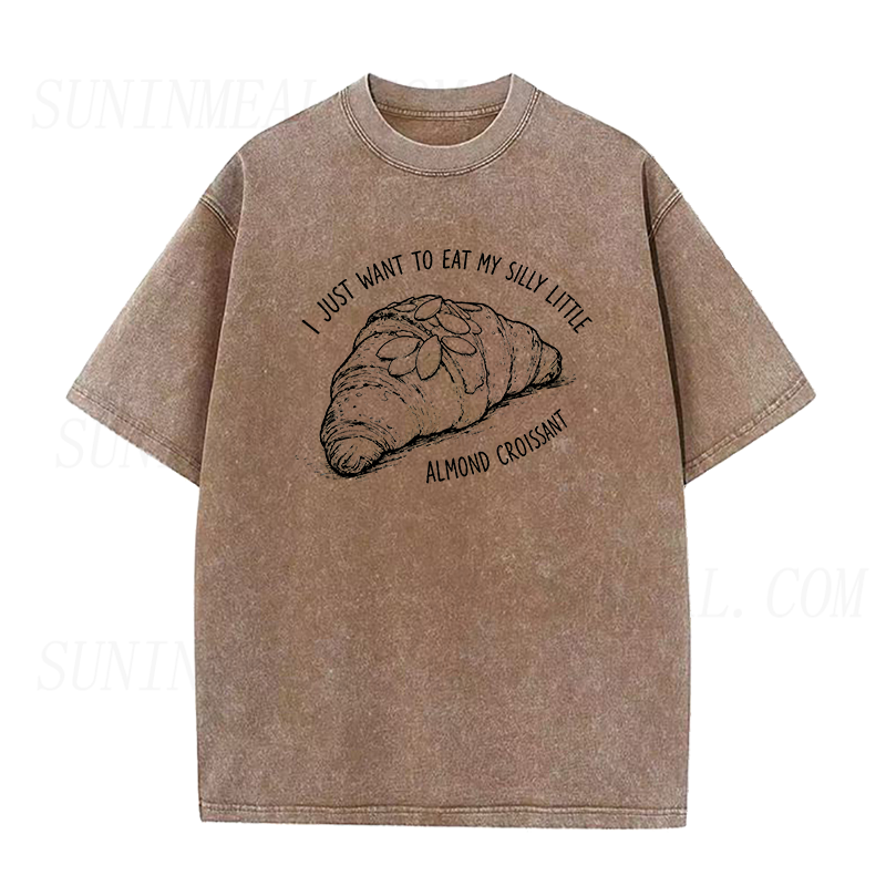 Silly Little Almond Croissant Unisex Tee