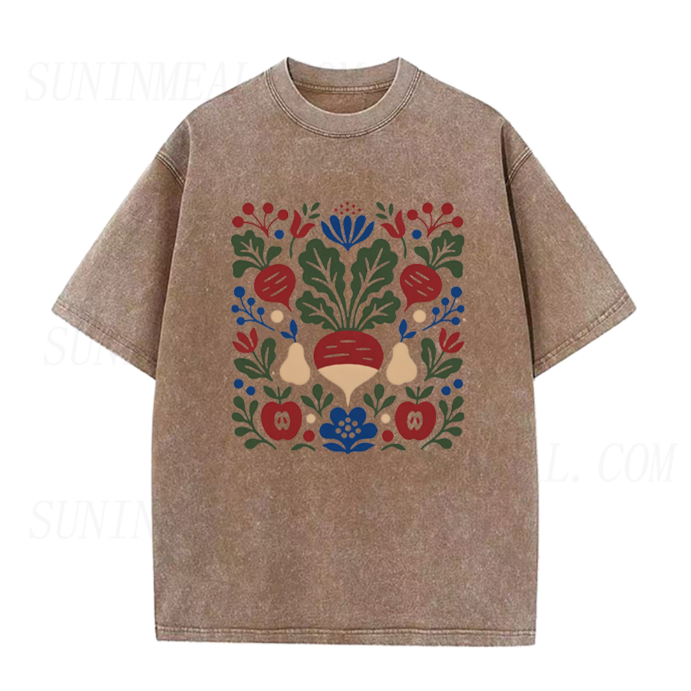 Vintage Beet Pear Apple Unisex Tee