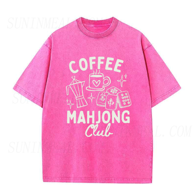 Mahjong and Coffee Unisex Tee