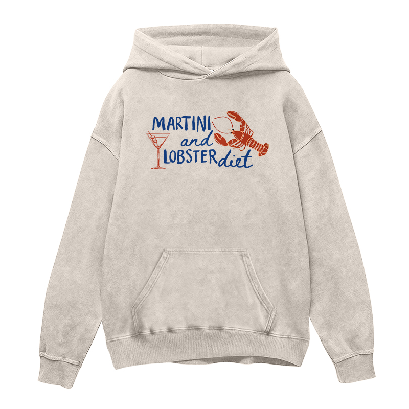 Martini and Lobster Diet Unisex Hoodie