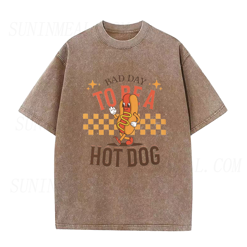 Bad Day To Be A Hot Dog Unisex Tee