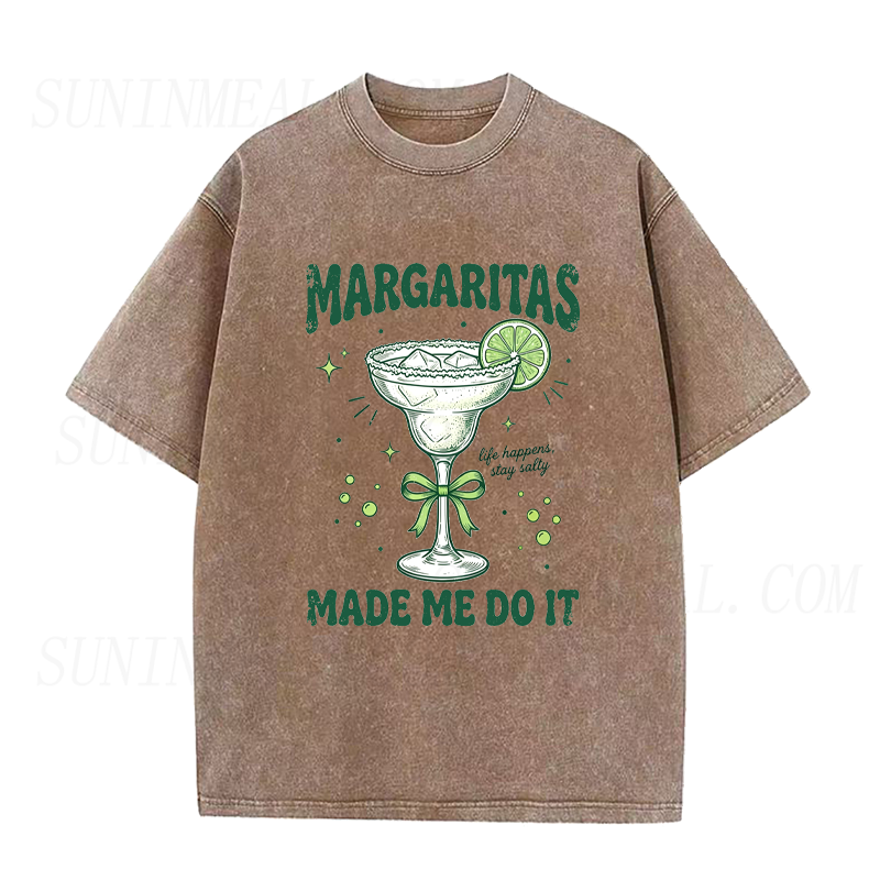 Margaritas Made Me Do It Unisex Tee