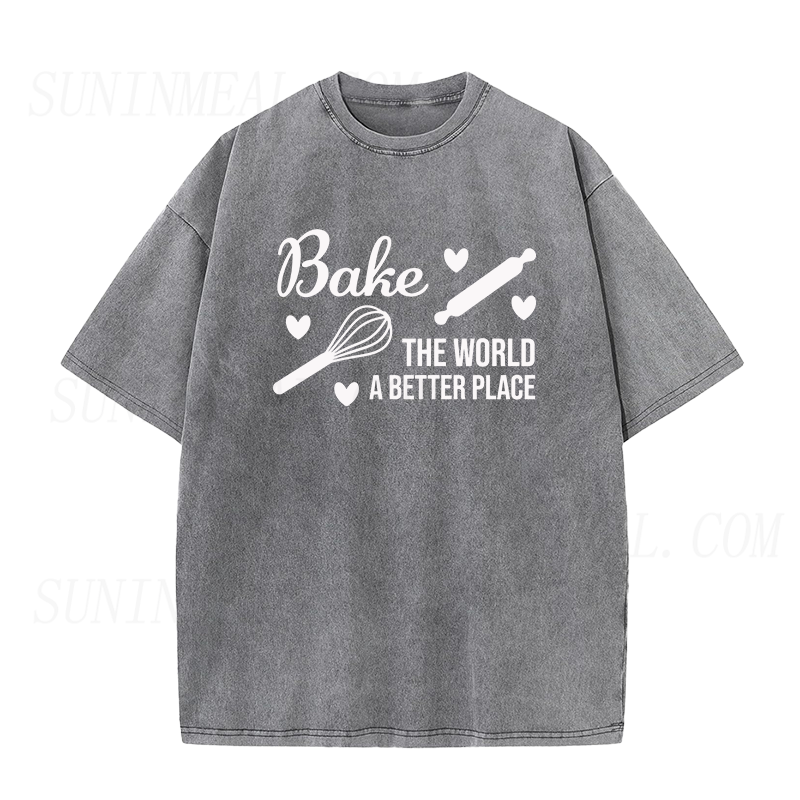 Bake The World A Better Place Unisex Tee
