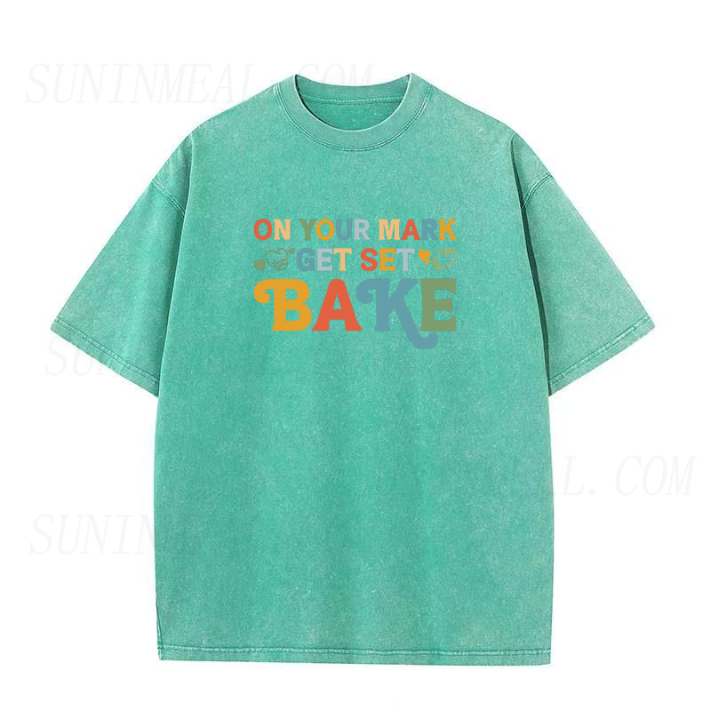 On Your Mark Get Set Bake Unisex Tee