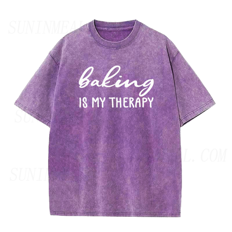 Baking Is My Therapy Unisex Tee