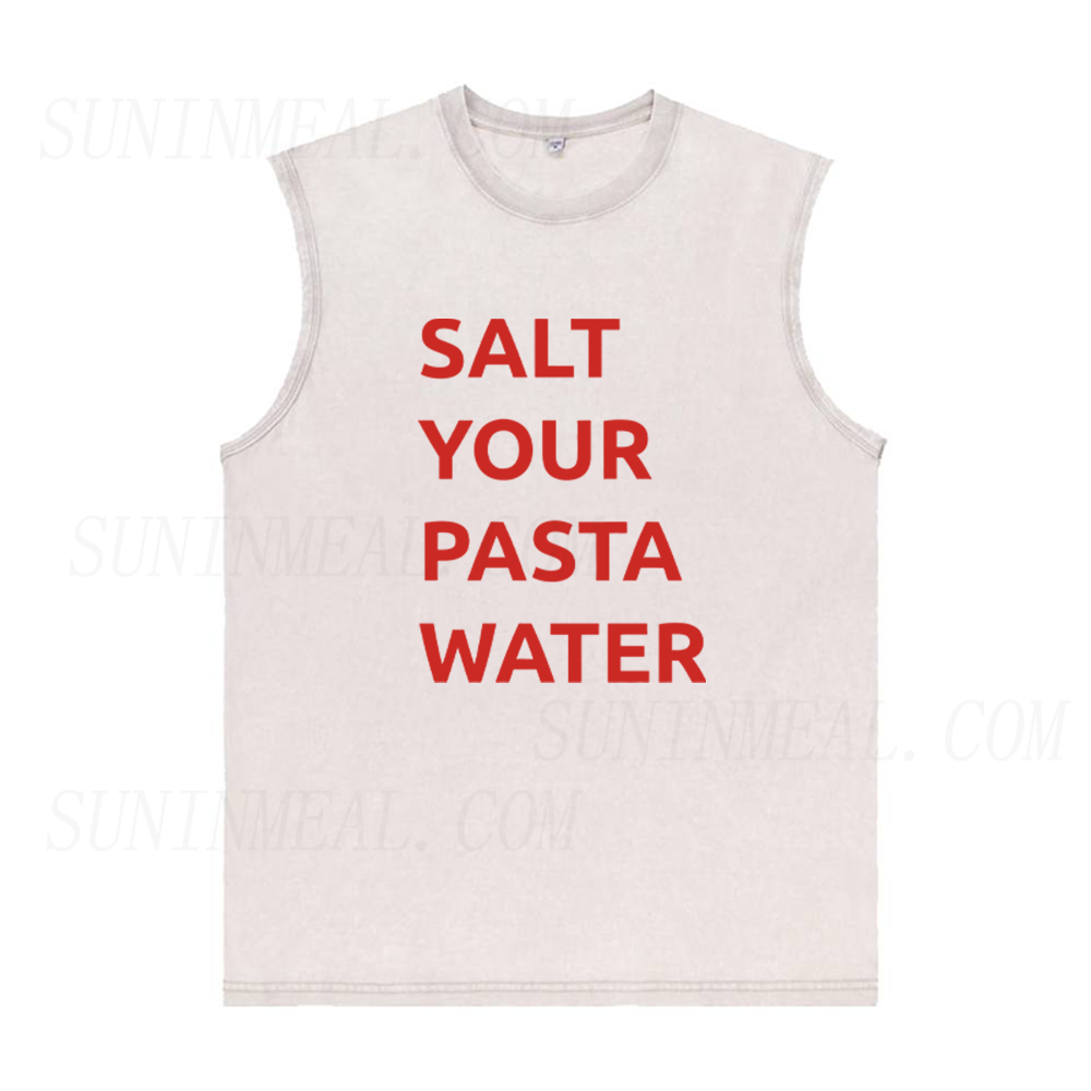 Salt Your Pasta Water Unisex Tank Top