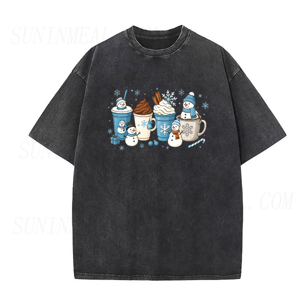 Snowman Coffee Unisex Tee