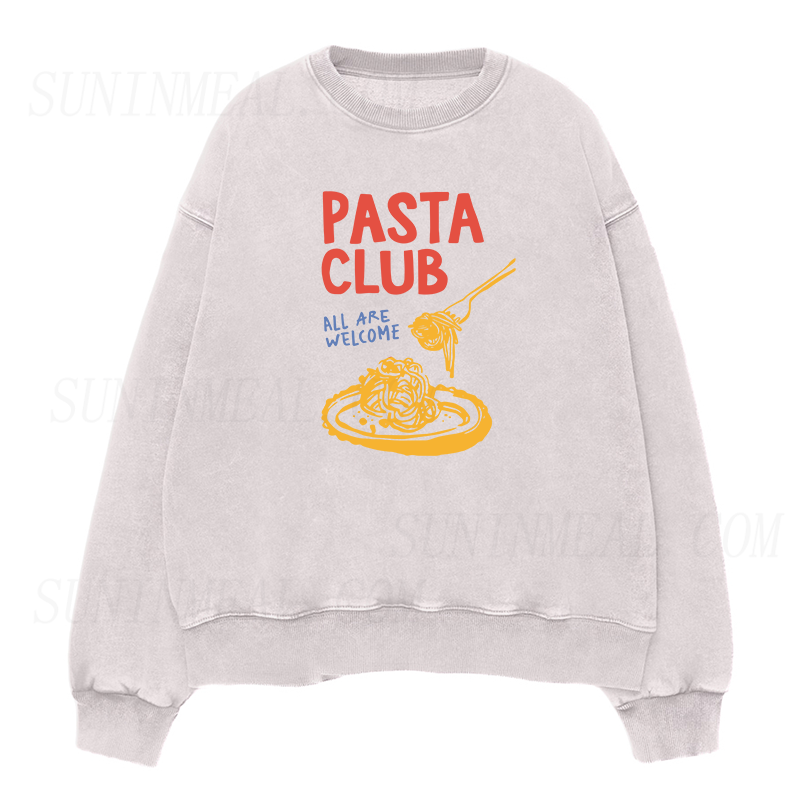 pasta club Unisex Crewneck Sweatshirt