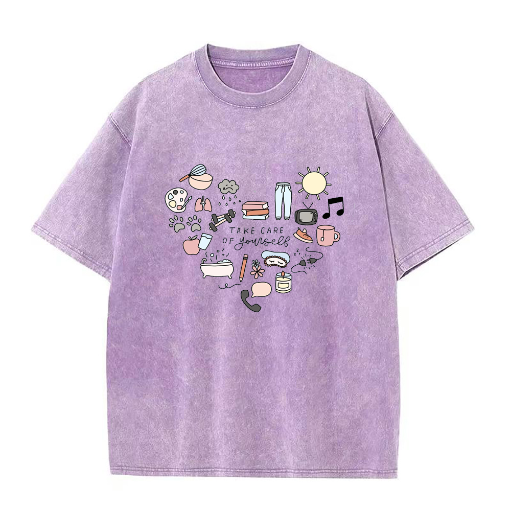 Take Care of Yourself Heart Unisex Tee