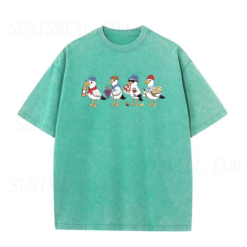 Seagulls Love Wine & Dine Unisex Tee