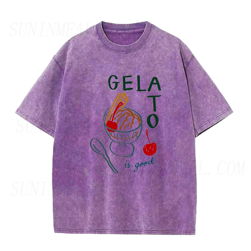 Retro Gelato Is Good Unisex Tee