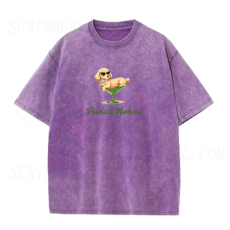 Poodles & Martinis Unisex Tee
